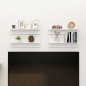 vidaXL Mensole a Muro 4 pz Bianche 60x11,5x18 cm in Truciolato vidaXL Mensole a Muro 4 pz Bianche 60x11,5x18 cm in Truciolato