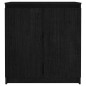 vidaXL Credenza Nera 60x36x65 cm in Legno Massello di Pino vidaXL Credenza Nera 60x36x65 cm in Legno Massello di Pino