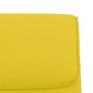 Panca Giallo Chiaro 100x64x80 cm in Tessuto Panca Giallo Chiaro 100x64x80 cm in Tessuto