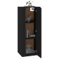 Mobile Porta TV a Parete Nero 40x34,5x100 cm Mobile Porta TV a Parete Nero 40x34,5x100 cm