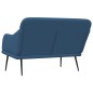 Panca Blu 110x76x80 cm in Tessuto Panca Blu 110x76x80 cm in Tessuto