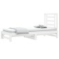 vidaXL Dormeuse Estraibile Bianca 2x(90x190) cm Legno Massello di Pino vidaXL Dormeuse Estraibile Bianca 2x(90x190) cm Legno Massello di Pino