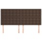 vidaXL Testiere 4 pz Marroni 100x5x78/88 cm in Similpelle