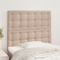 vidaXL Testiere 2 pz Cappuccino 90x5x78/88 cm in Similpelle vidaXL Testiere 2 pz Cappuccino 90x5x78/88 cm in Similpelle