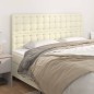 vidaXL Testiera 4 pz Crema 90x5x78/88 cm in Similpelle