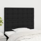 vidaXL Testiere 2 pz Nero 100x5x78/88 cm in Tessuto vidaXL Testiere 2 pz Nero 100x5x78/88 cm in Tessuto