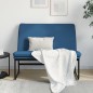 Panca Blu 100x75x76 cm in Tessuto Panca Blu 100x75x76 cm in Tessuto