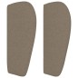 vidaXL Testiera ad Orecchio Tortora 203x23x78/88 cm in Tessuto vidaXL Testiera ad Orecchio Tortora 203x23x78/88 cm in Tessuto