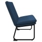 Panca Blu 100x75x76 cm in Tessuto Panca Blu 100x75x76 cm in Tessuto