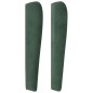 vidaXL Testiera ad Orecchio Verde Scuro 203x23x118/128cm in Velluto vidaXL Testiera ad Orecchio Verde Scuro 203x23x118/128cm in Velluto