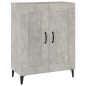 Credenza Grigio Cemento 69,5x34x90 cm in Legno Multistrato Credenza Grigio Cemento 69,5x34x90 cm in Legno Multistrato