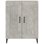 Credenza Grigio Cemento 69,5x34x90 cm in Legno Multistrato Credenza Grigio Cemento 69,5x34x90 cm in Legno Multistrato