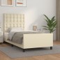vidaXL Giroletto con Testiera Crema 90x190 cm in Similpelle vidaXL Giroletto con Testiera Crema 90x190 cm in Similpelle
