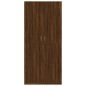 Armadio Rovere Marrone 90x52x200 cm in Legno Multistrato Armadio Rovere Marrone 90x52x200 cm in Legno Multistrato