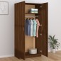 Armadio Rovere Marrone 90x52x200 cm in Legno Multistrato Armadio Rovere Marrone 90x52x200 cm in Legno Multistrato