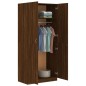Armadio Rovere Marrone 90x52x200 cm in Legno Multistrato Armadio Rovere Marrone 90x52x200 cm in Legno Multistrato