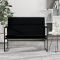 Panca Nera 100x64x80 cm in Tessuto Panca Nera 100x64x80 cm in Tessuto