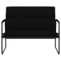 Panca Nera 100x64x80 cm in Tessuto Panca Nera 100x64x80 cm in Tessuto