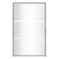 Scarpiera con Specchio a 3 Livelli Grigio cemento 63x17x102,5cm Scarpiera con Specchio a 3 Livelli Grigio cemento 63x17x102,5cm