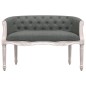 Panca Grigio Scuro 98x56x69 cm in Tessuto Panca Grigio Scuro 98x56x69 cm in Tessuto