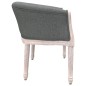Panca Grigio Scuro 98x56x69 cm in Tessuto Panca Grigio Scuro 98x56x69 cm in Tessuto