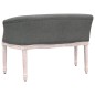 Panca Grigio Scuro 98x56x69 cm in Tessuto Panca Grigio Scuro 98x56x69 cm in Tessuto