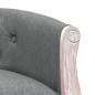 Panca Grigio Scuro 98x56x69 cm in Tessuto Panca Grigio Scuro 98x56x69 cm in Tessuto