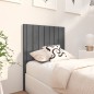 Testiera Letto Grigia 80,5x4x100 cm in Legno Massello di Pino
