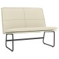 Panca Crema 100x75x76 cm in Similpelle