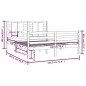 vidaXL Giroletto in Legno Massello 180x200 cm Super King vidaXL Giroletto in Legno Massello 180x200 cm Super King