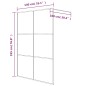 vidaXL Parete Doccia Walk in Nero 140x195 cm Vetro Trasparente ESG vidaXL Parete Doccia Walk in Nero 140x195 cm Vetro Trasparente ESG