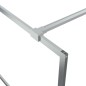 vidaXL Parete Doccia Walk in Argento 100x195 cm Vetro Trasparente ESG vidaXL Parete Doccia Walk in Argento 100x195 cm Vetro Trasparente ESG
