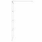 vidaXL Parete Doccia Walk in Bianca 100x195 cm Vetro Trasparente ESG vidaXL Parete Doccia Walk in Bianca 100x195 cm Vetro Trasparente ESG