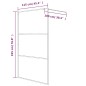 vidaXL Parete Doccia Walk in Bianca 115x195 cm Vetro Trasparente ESG vidaXL Parete Doccia Walk in Bianca 115x195 cm Vetro Trasparente ESG