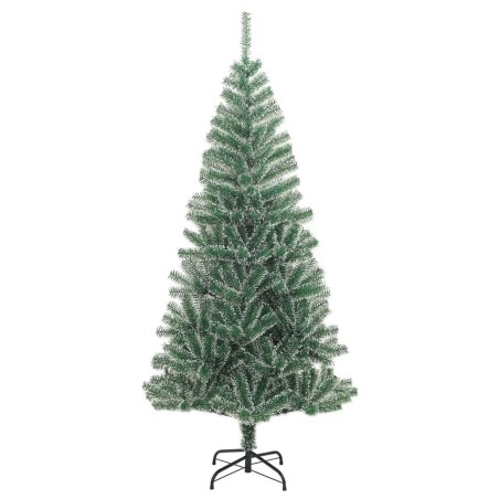 vidaXL Albero di Natale Artificiale con Neve Fioccata Verde 120 cm