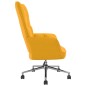 vidaXL Poltrona Relax Giallo Senape in Velluto vidaXL Poltrona Relax Giallo Senape in Velluto