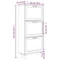 Scarpiera Marrone 52x25x115 Legno Multistrato e Rattan Naturale Scarpiera Marrone 52x25x115 Legno Multistrato e Rattan Naturale