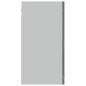 vidaXL Mobile Pensile Vetro Grigio Sonoma 80x31x60cm Legno Multistrato