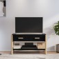 Mobile Porta TV Nero 82x38x45 cm in Legno Multistrato Mobile Porta TV Nero 82x38x45 cm in Legno Multistrato