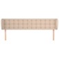 vidaXL Testiera ad Orecchio Cappuccino 203x23x78/88 cm in Similpelle