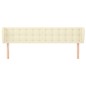 vidaXL Testiera ad Orecchio Crema 183x23x78/88 cm in Similpelle vidaXL Testiera ad Orecchio Crema 183x23x78/88 cm in Similpelle