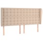 vidaXL Testiera ad Orecchio Cappuccino 203x23x118/128 cm in Similpelle vidaXL Testiera ad Orecchio Cappuccino 203x23x118/128 cm in Similpelle