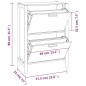 Scarpiera 57,5x33x80 cm in Legno Multistrato Scarpiera 57,5x33x80 cm in Legno Multistrato