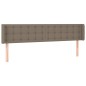 vidaXL Testiera ad Orecchio Tortora 163x16x78/88 cm in Tessuto vidaXL Testiera ad Orecchio Tortora 163x16x78/88 cm in Tessuto