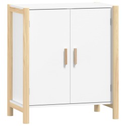 Credenza Bianca 62x38x70 cm in Legno Multistrato