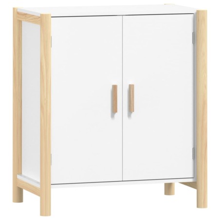 Credenza Bianca 62x38x70 cm in Legno Multistrato