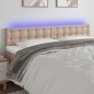 vidaXL Testiera Cappuccino a LED 180x5x78/88 cm in Similpelle vidaXL Testiera Cappuccino a LED 180x5x78/88 cm in Similpelle