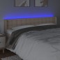 vidaXL Testiera Cappuccino a LED 183x16x78/88 cm in Similpelle vidaXL Testiera Cappuccino a LED 183x16x78/88 cm in Similpelle