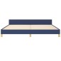 vidaXL Giroletto con Testiera Blu 180x200 cm in Tessuto vidaXL Giroletto con Testiera Blu 180x200 cm in Tessuto