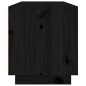 Mobile Porta TV Nera 80x35x40,5 cm in Legno Massello di Pino Mobile Porta TV Nera 80x35x40,5 cm in Legno Massello di Pino